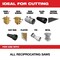 Milwaukee Tool Reciprocating Saw Blade, The Wrecker, 9 in, 6 TPI, Carbide, General Purpose 48-00-5372 - alternate 9