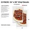 Signmission Baked Beans, Vinyl Decals Only 24 Inch x 36 Inch, Vinyl Decal, 2PK DSB-2436-2PACK-Baked Beans - alternate 2
