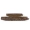Homeroots Set of Two Dark Brown Solid Wood Boat Vanity Trays 574114 - alternate 4