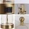 Jonathan Y Alexander 21 in. Modern Designer Metal and Water Glass LED Table Lamp w/USB-A and USB-C Chargin, 2PK JYL4058B-SET2 - alternate 5