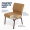 Flash Furniture Caramel Fabric Church Chair, PK4 4-FD-CH0221-4-CV-BN-BAS-GG - alternate 6