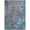Homeroots 10' X 14' Teal Blue Taupe And Sky Blue Abstract Washable Indoor Outdoor Area Rug 618243 - alternate 7