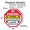 Signmission No Parking Violators Will Be Towed, 10 inch X 10 inch, Aluminum Metal Signs, 2PK OC-A-2PACK-10-85 - alternate 6