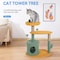 Simple Deluxe Catcus Cat Tree Tower, 31 inch Cat Tree with Scratching Posts, Cat Tree for Indoor Cats, Small Cat 3A53PTTREESCRACH31GN03 - alternate 4