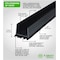 M-D Building Products 36 in. Brown Vinyl DENY U-Shape Slide-On Under Door Seal 40718 - alternate 4