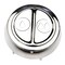 Fluidmaster Flush Lever - Push Button Silver/White Chrome 800P-001-P8 - alternate 1