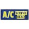 Signmission A/C Service Here, 18 Inch, Banner B-30338 - alternate 1