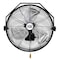 Maxx Air HVWM 18 Wall-Mount Fan, 3-Speed, 1350 cfm Low, 1400 cfm Medium, 1450 cfm High, 120 V, Black/Mill HVWM 18 - alternate 4