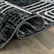 World Rug Gallery Bohemian Lines Area Rug 2 ft x 3 ft Black WR104BLACK2X3 - alternate 3