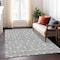 Homeroots 3' X 5' Gray And Light Gray Geometric Washable Indoor Outdoor Area Rug 596033 - alternate 7