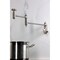 Kingston Brass Wall Mount Pot Filler Faucet with Knurled Handle, Brushed Nickel KS3108RKZ - alternate 4