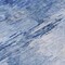 Homeroots 8' Denim Blue And Sky Blue Round Abstract Washable Indoor Outdoor Area Rug 577705 - alternate 5