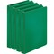 Business Source Basic Round Ring Binders, Green, 4PK BSN28556BD - alternate 1