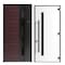 Vdomdoors Front Exterior Prehung Steel Door Ronex0162 Red Oak 96 2 Sidelight and Transom Window Sidelite RONEX0162EXD-RED-W14+36+14xH96+16-LH-I - alternate 7
