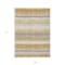 Homeroots 9' X 12' Gold Copper And Gray Striped Washable Indoor Outdoor Area Rug 598350 - alternate 6