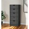 Homeroots 18" Gray Five Drawer Standard Chest 552268 - alternate 7
