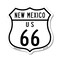 Signmission New Mexico Route Marker Shield Sign Us 6, 6 Inch X 6 Inch, Plastic Sign SHI-P-6-389 - alternate 1