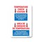 Signmission PSA, Temperature Check Station Spanish, 10in X 7in Peel And Stick Wall Graphic, OS-NS-RD-710-25433 OS-NS-RD-710-25433 - alternate 1