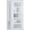 Vdomdoors Front Exterior Prehung FiberGlass Door Frosted Glass / Manux 8002 White Silk / Sidelight Exterior W MANUX8002EXD-WS-W36+16 x H80-LH - alternate 2
