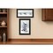Homeroots Set Of Two Tea tower with Cups and Sauces Black Framed Print Kitchen Wall Art, 2PK 408190 - alternate 2