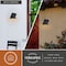 Vaxcel Smith, 9 in H, Black Outdoor Wall Sconce, Metal Shade, Dark Sky T0819 - alternate 4
