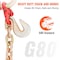 Vevor Binder Chain G80 Tie Down Tow Chain with Hooks 5/16"x10.3' 2 Pack 4900 lbs, 2PK ZGTLS1767875239117810000 - alternate 4