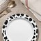 Smarty Had A Party 7.5" White w/Black Dalmatian Spots Round Dispos. Plastic Appetizer/Salad Plates (120 Plates), 120PK 957BG-CASE - alternate 5