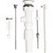 Do It Best 1-1/4'' Chrome-Plated/Plastic Flexible Pop-Up Assembly DIB812-70 - alternate 2