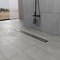 Kingston Brass 48-Inch Stainless Steel Linear Shower Drain with Reversible Tile Insert and Flat Grate BSFK4820 - alternate 2