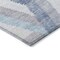 Homeroots 8' X 10' Denim Blue Geometric Washable Indoor Outdoor Area Rug 608061 - alternate 4