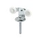 Prime-Line Roller Assembly, 1 in Dia Roller, 1/4 in W Roller, Nylon/Steel, Silver, 2-Roller, 60 lb N 6529 - alternate 4