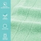 Arkwright Home Family Essentials Washcloths 12x12 Green - Case of 144, 24PK FEWC-24PK-SG - alternate 6