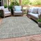 Homeroots 8' X 10' Gray And Ivory Abstract Washable Indoor Outdoor Area Rug 594938 - alternate 6