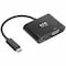 Tripp Lite USB 3.1 GEN 1 USB-C TO VGA ADAPTER WITH USB-C PD CHARGING PORT, THUNDERBOLT 3 CO U444-06N-VB-C - alternate 1
