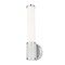 Z-Lite Solange 1 Light Wall Sconce, Chrome/Opal White, 4.75 In W 1021-1S-CH-LED - alternate 2