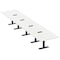 Skutchi Designs 18ft Rectangular Conference Table With Power | Harmony Series | 18 Person Meeting Room Table HAR-REC-48x216-T.BK-W960-EBLK - alternate 1