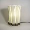 Jonathan Y Flame 13.5" Modern Bohemian Plant-Based PLA 3D Printed Dimmable LED Table Lamp, White/Brown USA1002A - alternate 6