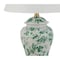 Jonathan Y Penelope 22" French Country Cottage Ceramic/Iron Chinoiserie Ginger Jar LED Table Lamp, White/Green JYL3005B - alternate 7