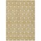 Homeroots 3' X 5' Gold And Ivory Geometric Washable Indoor Outdoor Area Rug 596027 - alternate 5