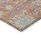 Homeroots 8' Orange Pink And Denim Blue Round Floral Washable Indoor Outdoor Area Rug 605315 - alternate 7