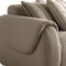 Homeroots Taupe Boucle L Shaped Two Piece Sofa and Chaise Sectional With Toss Pillows 722491 - alternate 4