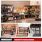 Homedant 5-Tier Boltless Heavy Duty Metal Shelving Unit, 47.7"W x 18.2"D x 71.3"H, Black 805902 - alternate 7