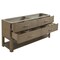 James Martin Vanities Vanity, without top, Pebble Oak, 71.75 in W x 21.4 in D,  D704-V72-M-PBO - alternate 3