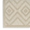Homeroots 8' X 10' Cream And Beige Geometric Indoor Outdoor Area Rug 551116 - alternate 6