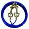 Boss Pet Pet Tie-Out Belt with Twin Swivel Snap, 20 ft L, Vinyl-Coated Cable, For Medium Dogs Up to 35 lb Q232000099 - alternate 6