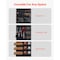 Vevor 8 x 4 ft Slat Wall Paneling PVC Black Garage Slatwall with Modular Design YLP-SS-8B-1 - alternate 5
