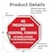 Signmission No Trespassing No Hunting, Fishing, 4 inch X 4 inch, Vinyl Decal, 2PK OC-D-2PACK-4-97 - alternate 3