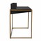 Homeroots 46" Black And Gold Writing Desk 402050 - alternate 4