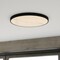 Vaxcel Aurelia 16-in Matte Black Contemporary Round LED Flush Mount Ceiling Light Alabaster Shade C0356 - alternate 2