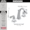 Delta Dryden Two Handle Widespread Bathroom Faucet 3551-MPU-DST - alternate 2